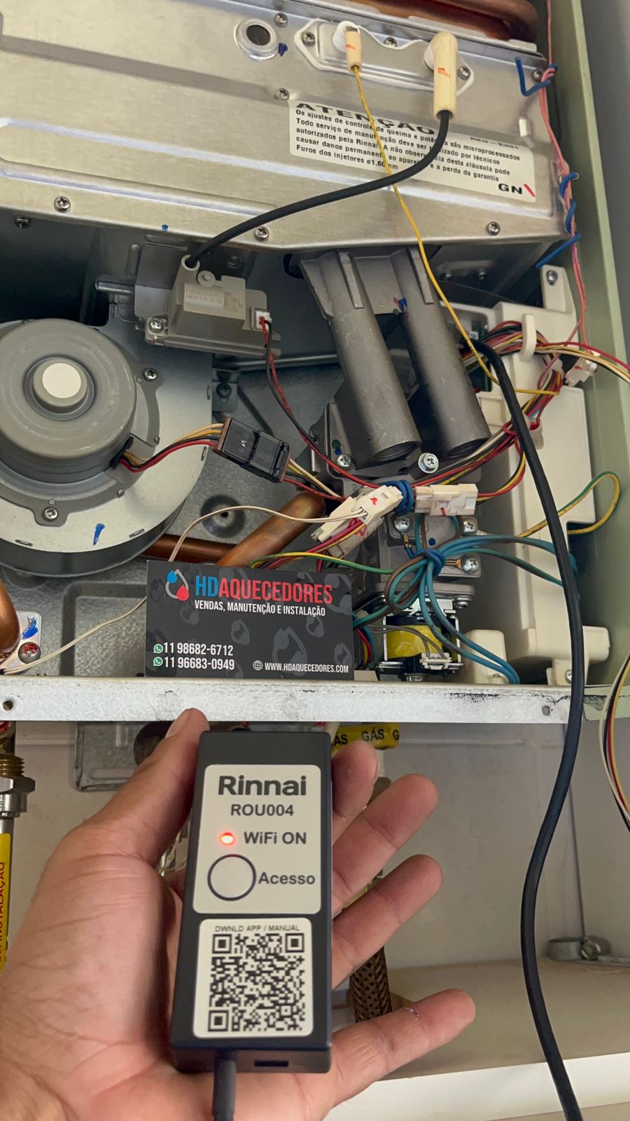 Conserto de aquecedor